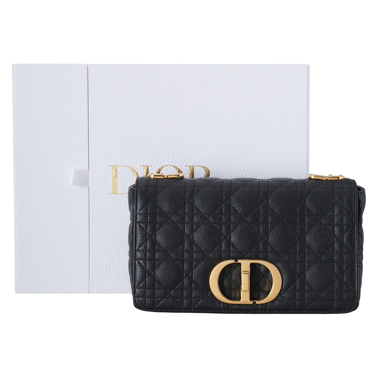 CHRISTIAN DIOR(USED)디올 카로 미듐 체인 숄더백